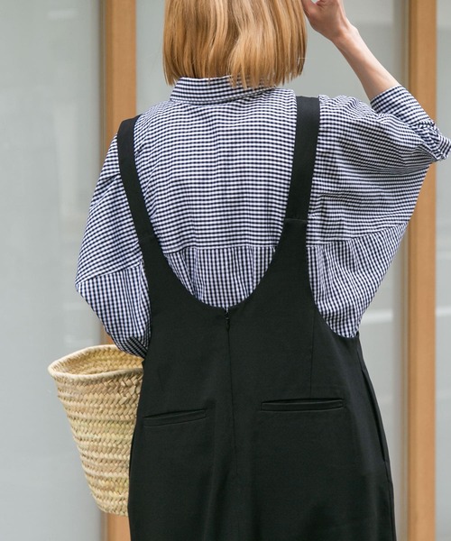 FORK&SPOON（フォークアンドスプーン）の「FORK&SPOON　ドルマン7分袖シャツ（シャツ/ブラウス・レディース・チェック/ブルー系その他/ブラック系その他・1）」の17枚目の写真