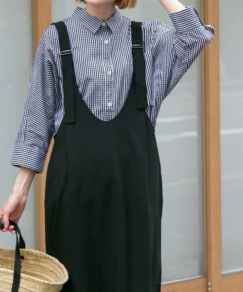 FORK&SPOON（フォークアンドスプーン）の「FORK&SPOON　ドルマン7分袖シャツ（シャツ/ブラウス・レディース・チェック/ブルー系その他/ブラック系その他・1）」の15枚目の写真