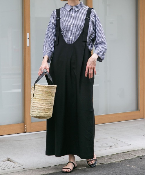 FORK&SPOON（フォークアンドスプーン）の「FORK&SPOON　ドルマン7分袖シャツ（シャツ/ブラウス・レディース・チェック/ブルー系その他/ブラック系その他・1）」の14枚目の写真