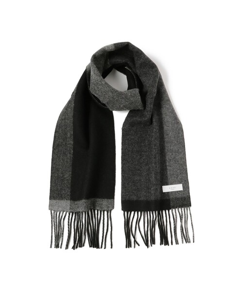 B:MING by BEAMS（ビーミングバイビームス）の「パネル リバーシブル マフラー（マフラー・メンズ・ブラック/ブラウン/ネイビー・ONE SIZE）」の10枚目の写真