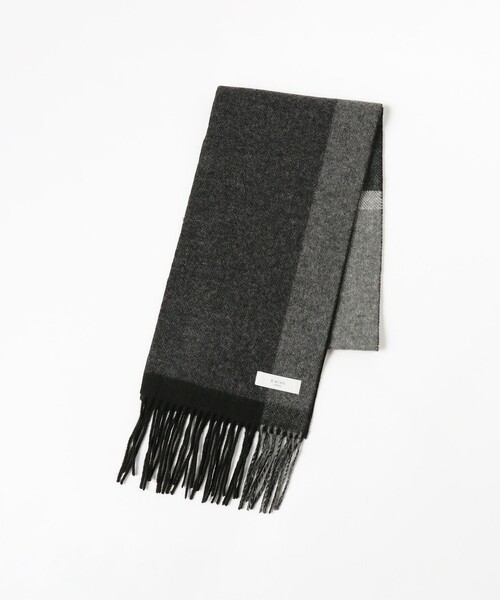 B:MING by BEAMS（ビーミングバイビームス）の「パネル リバーシブル マフラー（マフラー・メンズ・ブラック/ブラウン/ネイビー・ONE SIZE）」の11枚目の写真