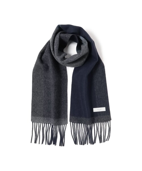 B:MING by BEAMS（ビーミングバイビームス）の「パネル リバーシブル マフラー（マフラー・メンズ・ブラック/ブラウン/ネイビー・ONE SIZE）」の16枚目の写真