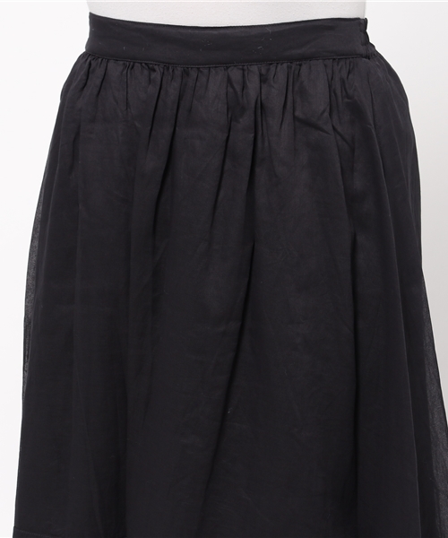 SIMONE LIST（シモーヌリスト）の「C.オーガンジースカート（スカート・レディース・カーキ/ネイビー・38）」の6枚目の写真