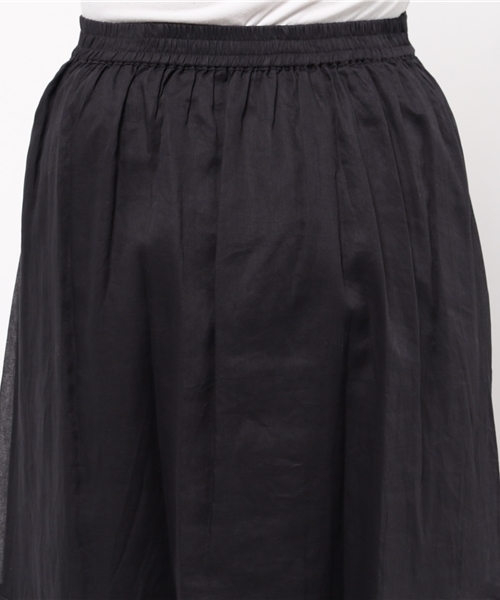 SIMONE LIST（シモーヌリスト）の「C.オーガンジースカート（スカート・レディース・カーキ/ネイビー・38）」の7枚目の写真