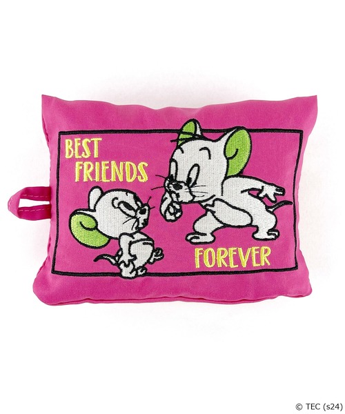 Tom＆Jerry（トムアンドジェリー）の「【公式】TOM and JERRY×Flapper パッカブルトラベル収納ポーチ　M（トラベルグッズ・レディース・パープル/ベージュ/オレンジ/ピンク・FREE）」の3枚目の写真