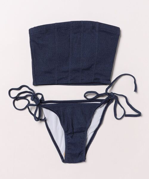 【関税込み】MISBHV ブルー Coquette スイム ビキニトップ Swim Coquette Bikini Briefs