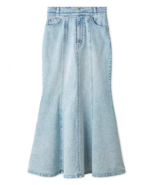 SNIDEL（スナイデル）の「マーメイドデニムスカート（デニムスカート・レディース・サックスブルー/ブラック・1/0）」の15枚目の写真