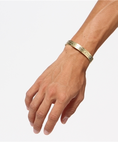 BEAMS（ビームス）の「SLOW RISE×BEAMS / 別注 コンビネーション バングル（バングル/リストバンド・メンズ・その他1/その他2・ONE SIZE）」の3枚目の写真