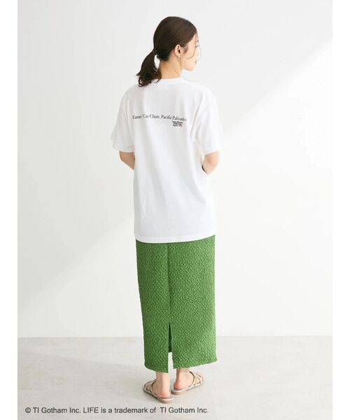 セール】LIFE 猫フォトTシャツ（Tシャツ/カットソー）｜Green