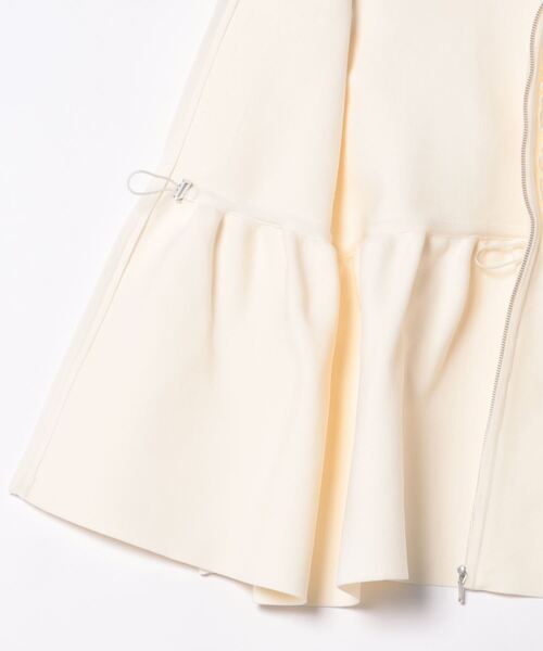 DONOBAN（ドノバン）の「ミラノリブフリルジャケット（その他アウター・レディース・ネイビー/グレー/ホワイト/ブラック・ONE）」の7枚目の写真