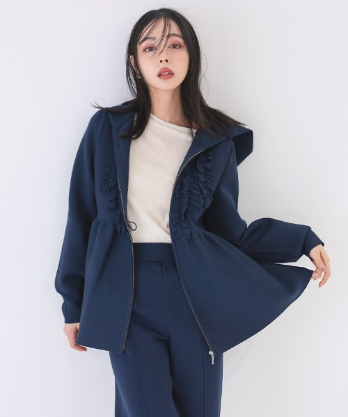 【セール】ミラノリブフリルジャケット（その他アウター）｜DONOBAN（ドノバン）