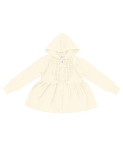 DONOBAN（ドノバン）の「ミラノリブフリルジャケット（その他アウター・レディース・ネイビー/グレー/ホワイト/ブラック・ONE）」の13枚目の写真