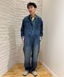 Johnbull（ジョンブル）の「12.5オンスデニムオールインワン（つなぎ