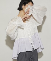 Firsthand | Firsthand/ファーストハンド 切替ギャザーリボンブラウス(シャツ/ブラウス)