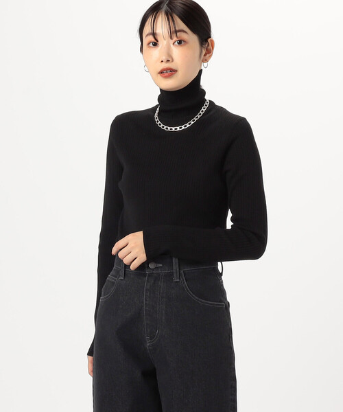COMME CA ISM(コムサイズム)の「【 マシンウォッシャブル 】ベーシックタートルネック(ニット/セーター・レディース・ブラック/レッド/ホワイト/チャコール・LARGE/MEDIUM)」の10枚目の写真