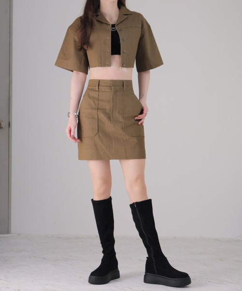 VIVIAN(ヴィヴィアン)の「厚底ボリュームソールストレッチロングブーツ(ブーツ・レディース・ブラック系その他3/ブラック・LL/L/M/S)」の11枚目の写真