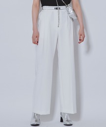 シンプルワイドパンツ