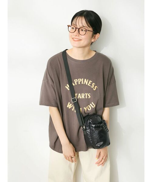 CRAFT STANDARD BOUTIQUE（クラフトスタンダードブティック）の「中綿ドローコードポケットミニショルダー（ショルダーバッグ・レディース・ライトグレー/ブラック/ベージュ・FREE）」の7枚目の写真