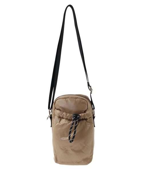 CRAFT STANDARD BOUTIQUE（クラフトスタンダードブティック）の「中綿ドローコードポケットミニショルダー（ショルダーバッグ・レディース・ライトグレー/ブラック/ベージュ・FREE）」の13枚目の写真