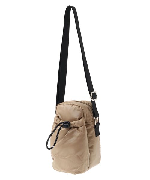 CRAFT STANDARD BOUTIQUE（クラフトスタンダードブティック）の「中綿ドローコードポケットミニショルダー（ショルダーバッグ・レディース・ライトグレー/ブラック/ベージュ・FREE）」の14枚目の写真