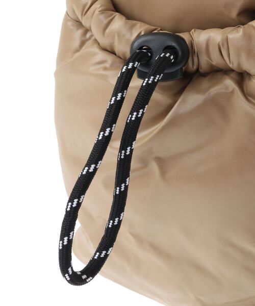 CRAFT STANDARD BOUTIQUE（クラフトスタンダードブティック）の「中綿ドローコードポケットミニショルダー（ショルダーバッグ・レディース・ライトグレー/ブラック/ベージュ・FREE）」の18枚目の写真