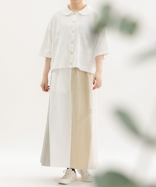 nop de nod（ノップドゥノッド）の「RondeUSコットン5分袖カットソー（カーディガン/ボレロ・レディース・ブラック/オフホワイト/ダークブルー/レッド・M）」の16枚目の写真