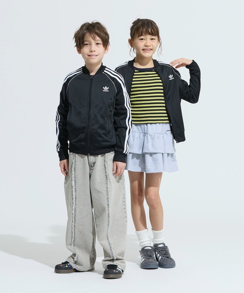 希少　アディダスオリジナル　ゼブラ　トラックジャケット　ジャージ　L アディカラー SST トラックトップ キッズ / アディダス
