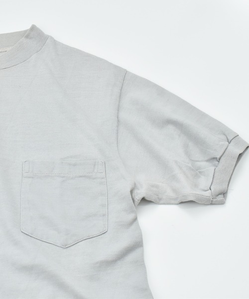 VINTAGE（ヴィンテージ）の「【ヴィンテージ古着】ポケット ハイネック Tシャツ（Tシャツ/カットソー・メンズ・ブルー・MEDIUM）」の8枚目の写真