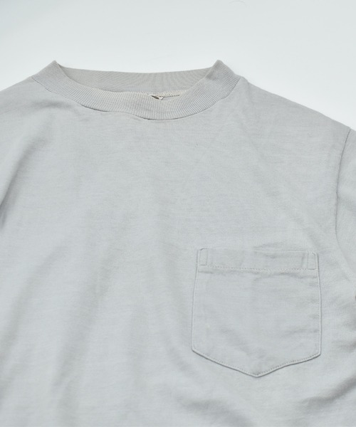 VINTAGE（ヴィンテージ）の「【ヴィンテージ古着】ポケット ハイネック Tシャツ（Tシャツ/カットソー・メンズ・ブルー・MEDIUM）」の7枚目の写真
