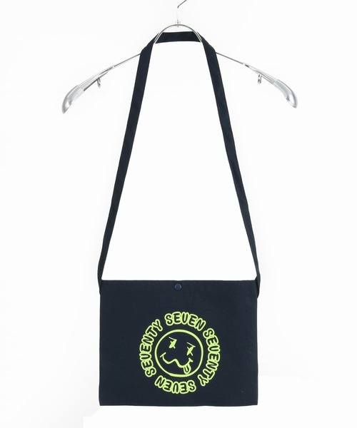seventy seven(セブンティセブン)の「mko12183- canvas sacoche (sunsmile) サコッシュ(ショルダーバッグ・メンズ・ナチュラル/グレー/ブラック/ネイビー・FREE)」の17枚目の写真