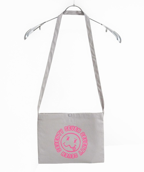 seventy seven(セブンティセブン)の「mko12183- canvas sacoche (sunsmile) サコッシュ(ショルダーバッグ・メンズ・ナチュラル/グレー/ブラック/ネイビー・FREE)」の18枚目の写真
