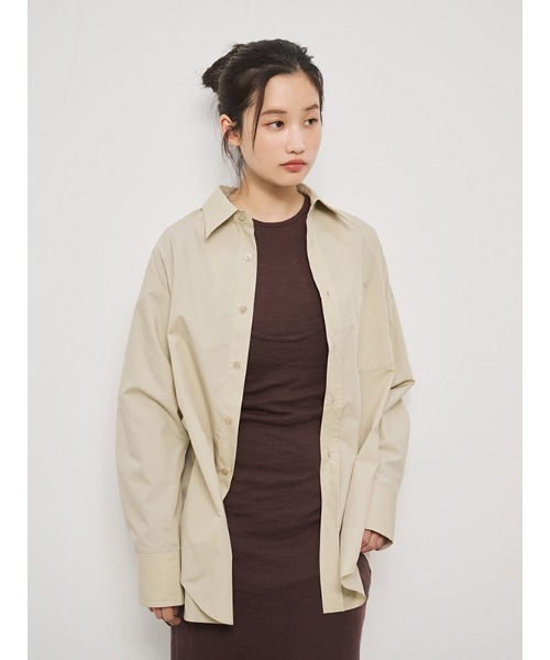 CHAROL（シャロル）の「レイヤードライクロングニットワンピース（ワンピース・レディース・ベージュ/グレー/ブラウン・FREE）」の16枚目の写真