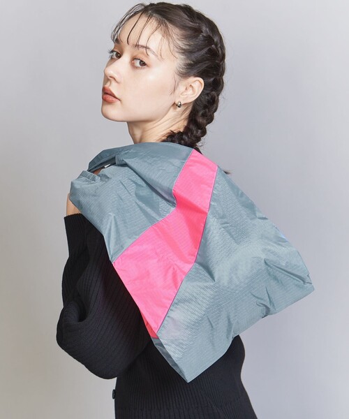 SUSAN BIJL（スーザンベル）の「＜SUSAN BIJL＞ショッピングバッグ M（エコバッグ/サブバッグ・レディース・グレー/ターコイズブルー/ライトピンク/ライラック・FREE）」の2枚目の写真