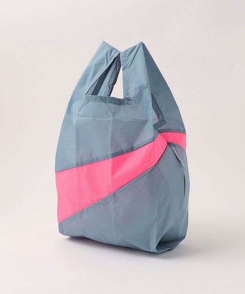 SUSAN BIJL（スーザンベル）の「＜SUSAN BIJL＞ショッピングバッグ M（エコバッグ/サブバッグ・レディース・グレー/ターコイズブルー/ライトピンク/ライラック・FREE）」の15枚目の写真