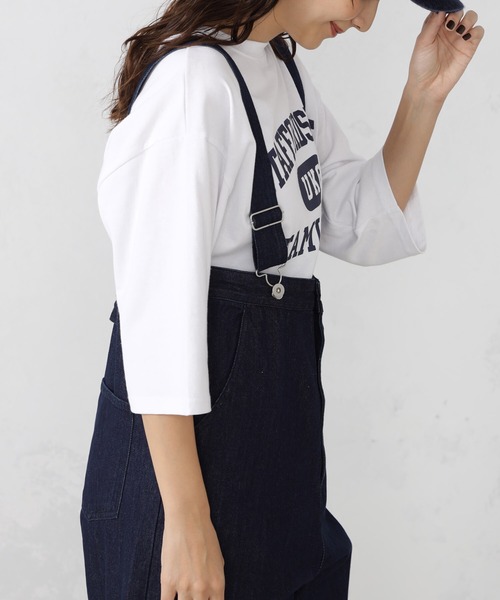 FOUND GOOD（ファウンドグッド）の「デニムサロペット（サロペット/オーバーオール・レディース・グレー系8/ブルー系5/ネイビー・L/M/S）」の8枚目の写真