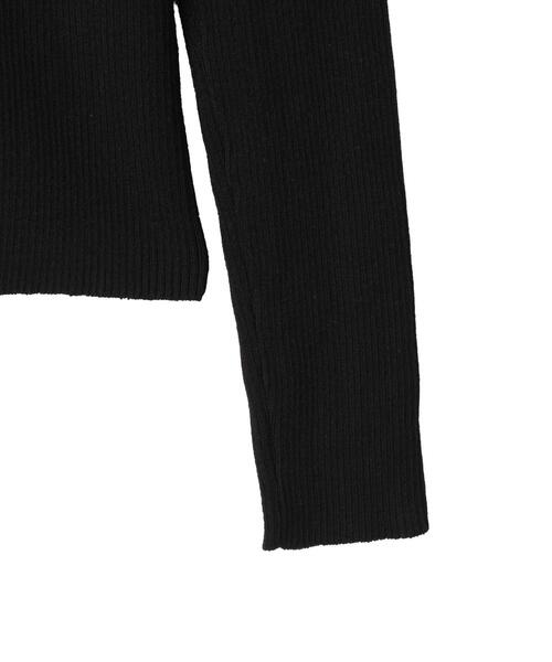 WEGO（ウィゴー）の「WEGO/タートルネックニット（ニット/セーター・レディース・ブラック/ホワイト系その他5/ブルー/ホワイト/レッド・MEDIUM/SMALL）」の19枚目の写真