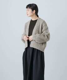 かぐれ | ペルーヘリンボンカーディガン(ニット/セーター)