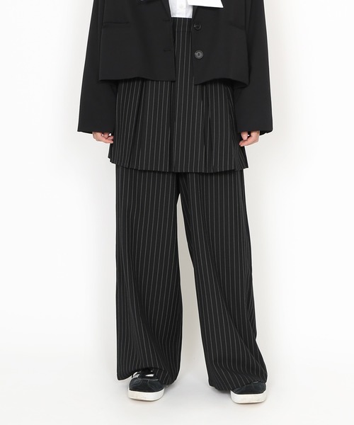 【関税込み】MISBHV ブラック ピンストライプ ミニスカート ピンストライプボックスプリーツミニスカート – WEGO ONLINE STORE