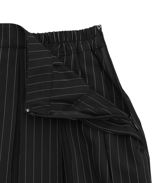 【日本未入荷】ストライプコットン プリーツミニスカート セール】ストライププリーツミニスカート（スカート）｜dazzlin