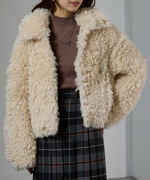 アメノチハレ　プードルショートジャケットコート　新品！ Premium】プードルショートジャケット – Ame no chi Hare