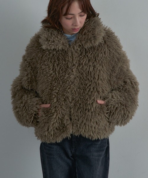 セール】【MAISON BREEZE reveur】再入荷！プードルボア 2wayカラー