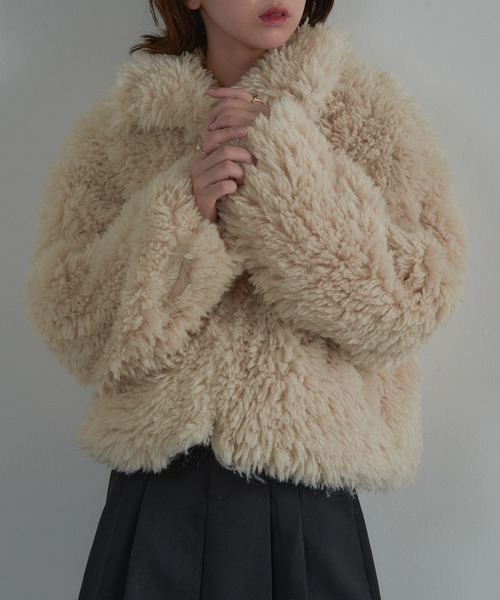 セール】【MAISON BREEZE reveur】再入荷！プードルボア 2wayカラー