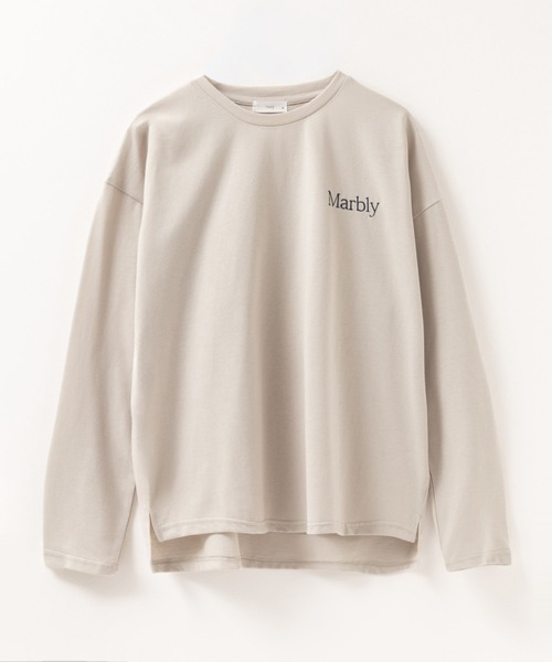 NAVY フラワープリント 長袖Tシャツ ロンT（Tシャツ/カットソー