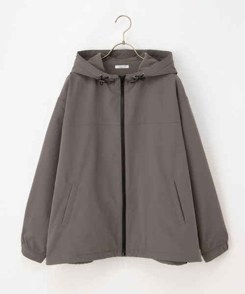 2025撥水フードブルゾン新品タグ付き(サイズ2) セール】【非フッ素撥水加工】裏フリースフードブルゾン