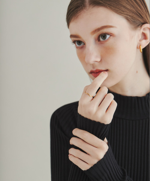 ciite' surgical stainless（シーテサージカルステンレス）の「【 金属アレルギー対応 】 うねりリング サージカルステンレス（リング・レディース・シルバー/ゴールド/ピンクゴールド・4号/13号/15号/7号/9号/11号）」の17枚目の写真