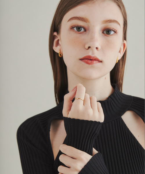 ciite' surgical stainless（シーテサージカルステンレス）の「【 金属アレルギー対応 】 うねりリング サージカルステンレス（リング・レディース・シルバー/ゴールド/ピンクゴールド・4号/13号/15号/7号/9号/11号）」の18枚目の写真