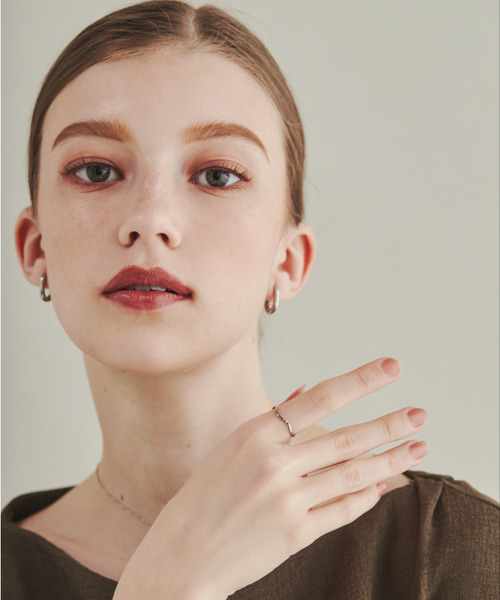 ciite' surgical stainless（シーテサージカルステンレス）の「【 金属アレルギー対応 】 うねりリング サージカルステンレス（リング・レディース・シルバー/ゴールド/ピンクゴールド・4号/13号/15号/7号/9号/11号）」の14枚目の写真