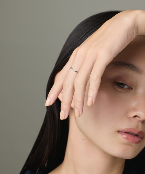 ciite' surgical stainless（シーテサージカルステンレス）の「【 金属アレルギー対応 】 うねりリング サージカルステンレス（リング・レディース・シルバー/ゴールド/ピンクゴールド・4号/13号/15号/7号/9号/11号）」の22枚目の写真