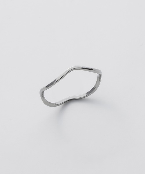 ciite' surgical stainless（シーテサージカルステンレス）の「【 金属アレルギー対応 】 うねりリング サージカルステンレス（リング・レディース・シルバー/ゴールド/ピンクゴールド・4号/13号/15号/7号/9号/11号）」の7枚目の写真