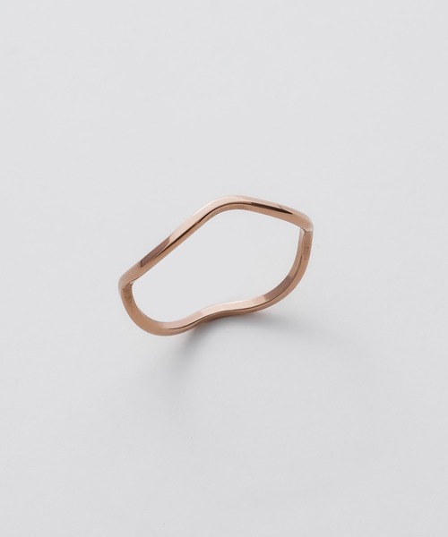 ciite' surgical stainless（シーテサージカルステンレス）の「【 金属アレルギー対応 】 うねりリング サージカルステンレス（リング・レディース・シルバー/ゴールド/ピンクゴールド・4号/13号/15号/7号/9号/11号）」の9枚目の写真